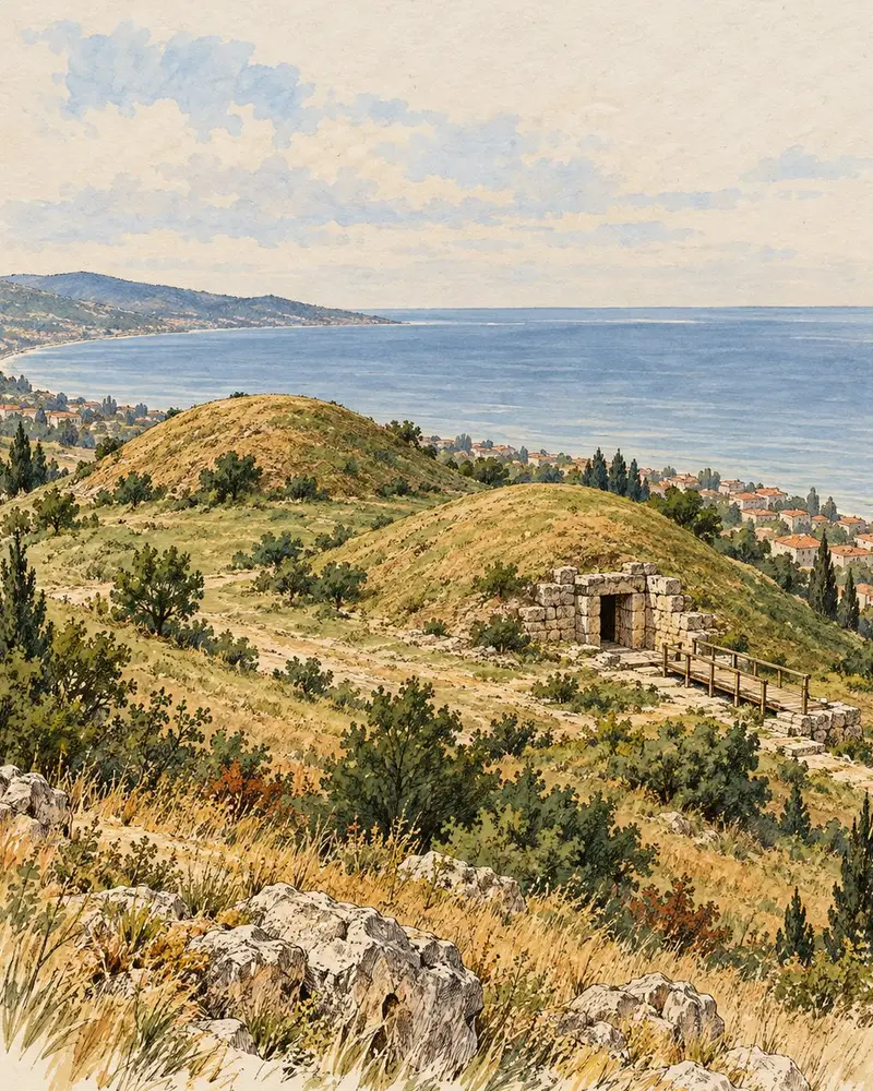 Çizim: Amisos Antik Kenti